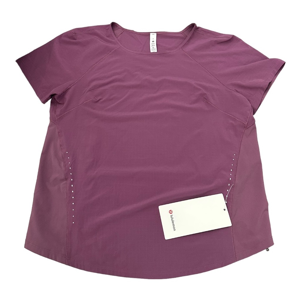 Lululemon Women's Shirt 
Lightweight Stretch Running Short Sleeve Shirt